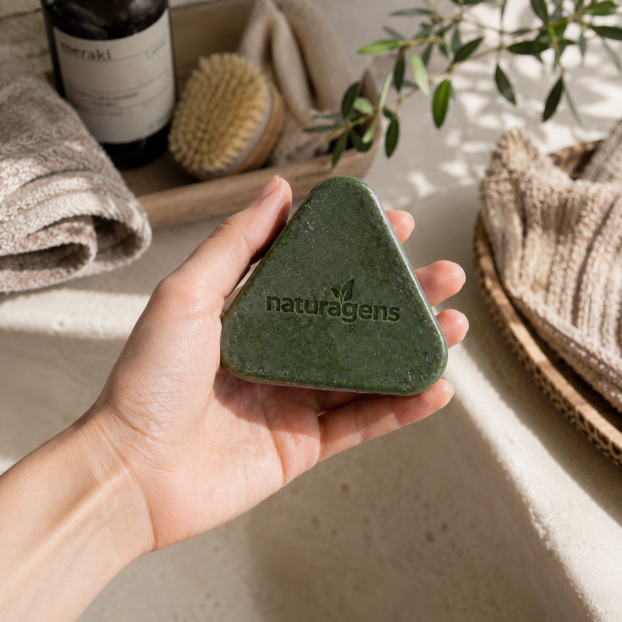 Usma Grass Strengthening Shampoo Bar