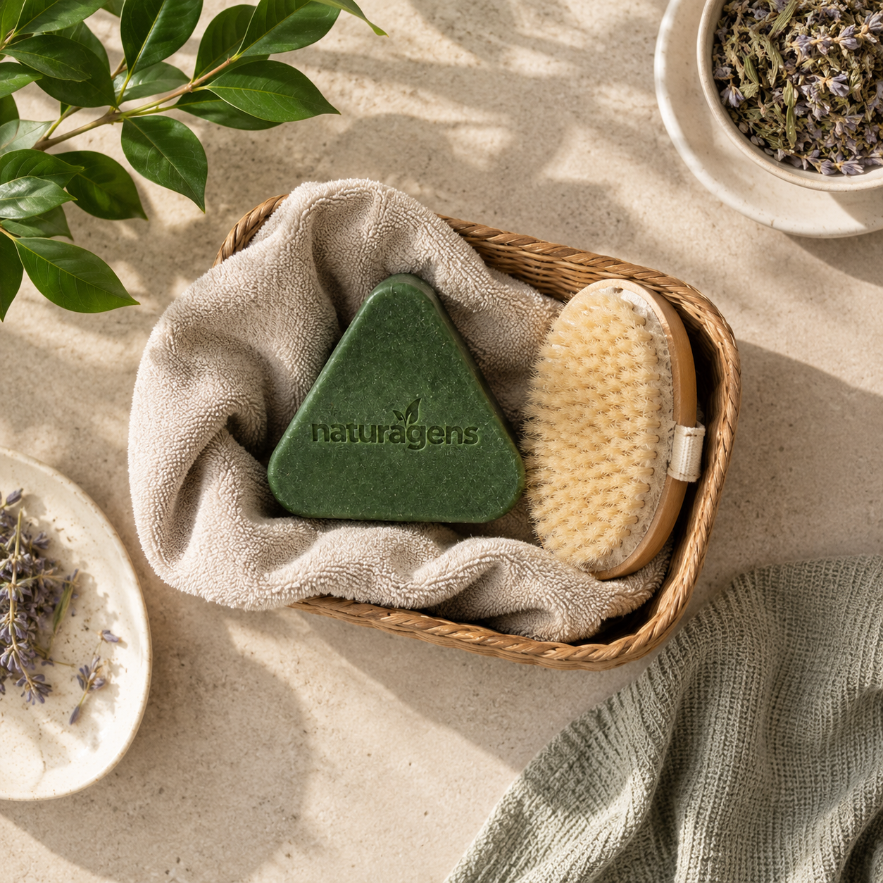 Usma Grass Strengthening Shampoo Bar